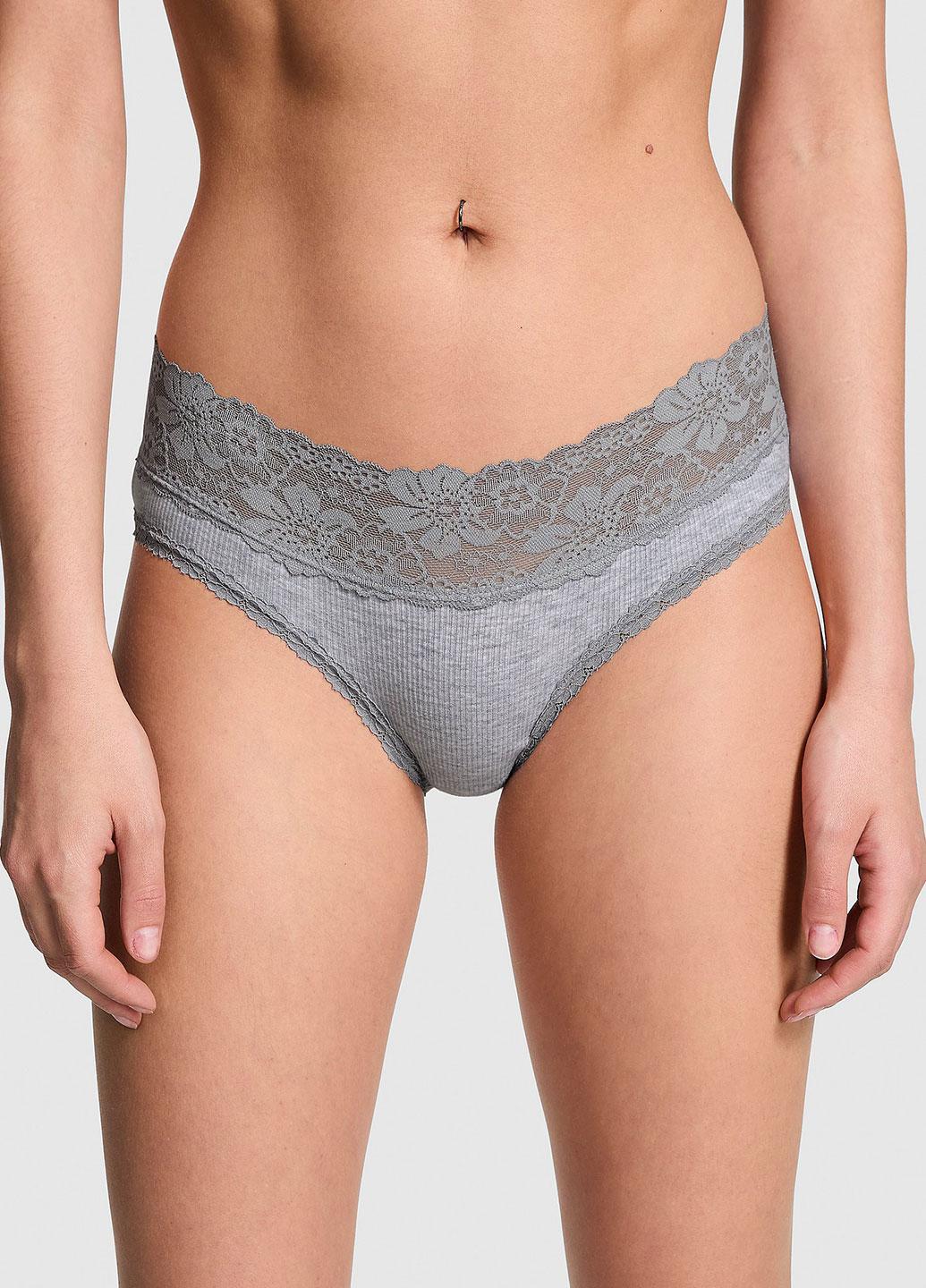 Трусики женские Victoria's Secret XXL Серый (14400416192QBXXXL)