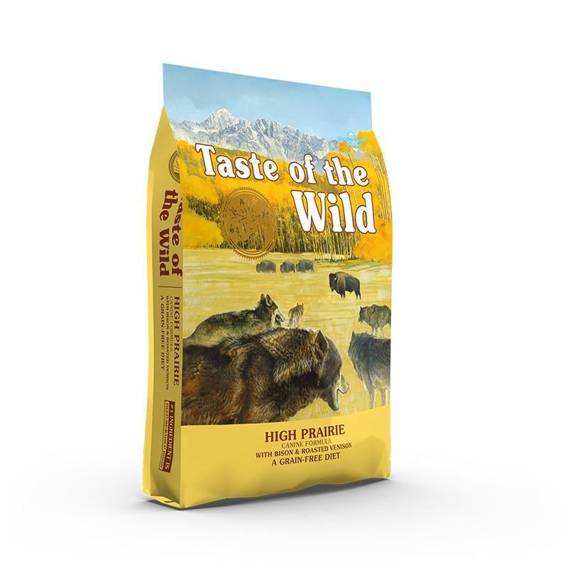 Корм сухий Taste of the Wild High Prairie Canine Formula з бізоном та запеченою олениною для дорослих собак всіх порід 18 кг (0074198615070)