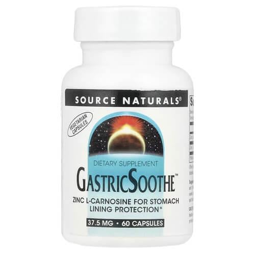 Добавка для здоровья пищеварительной системы Source Naturals GastricSoothe 37,5 мг 60 капс. (SNS-02296)