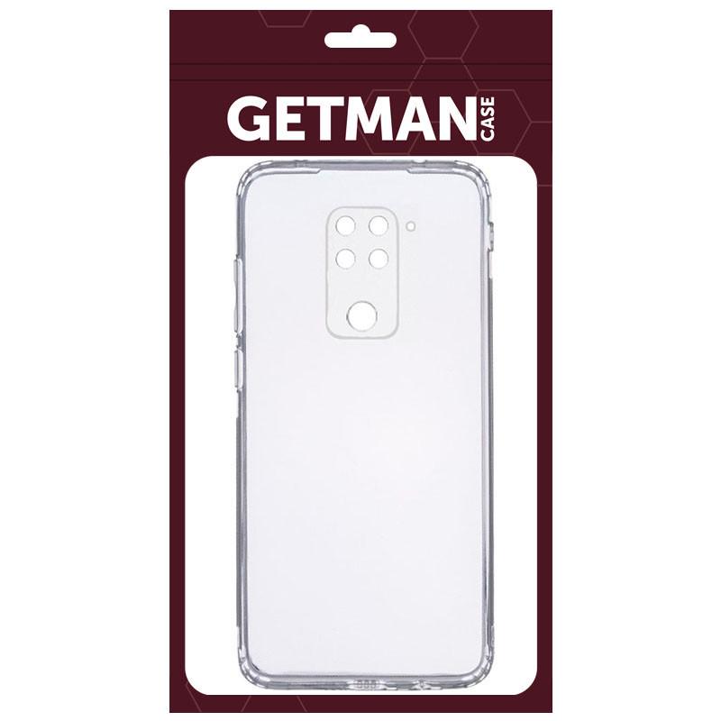Противоударный TPU Чехол GETMAN Clear 1,0 mm для Xiaomi Redmi Note 9 / Redmi 10X Бесцветный (прозрачный) - фото 2 Противоударный TPU Чехол GETMAN Clear 1,0 mm для Xiaomi Redmi Note 9 / Redmi 10X Бесцветный (прозрачный) - фото 2