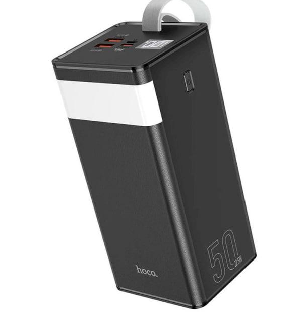 Повербанк Hoco J86A Powermaster 50000 mAh 22,5W 2USB/1Type-C с быстрой зарядкой QC3.0/PD3.0 Black (000384) - фото 3