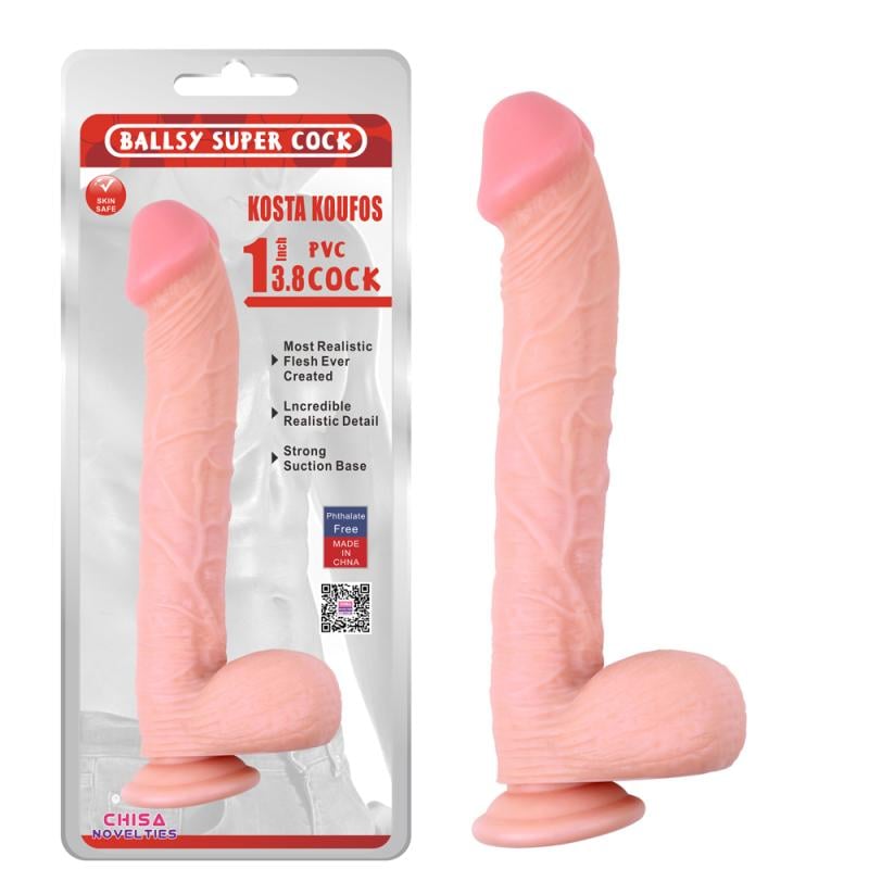 Большой фаллоимитатор Kosta Koufos 13.8 Dildo