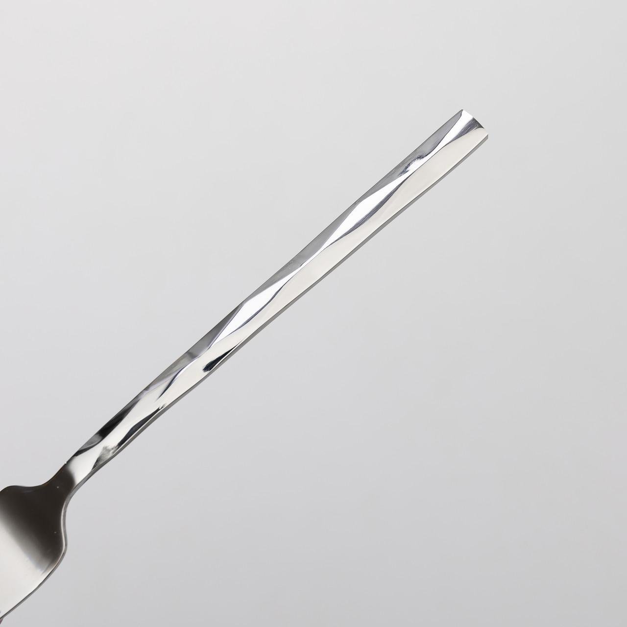 Набор столовых приборов на 6 персон 24 пр. Серебристый - фото 8 Набор столовых приборов на 6 персон 24 пр. Серебристый - фото 8