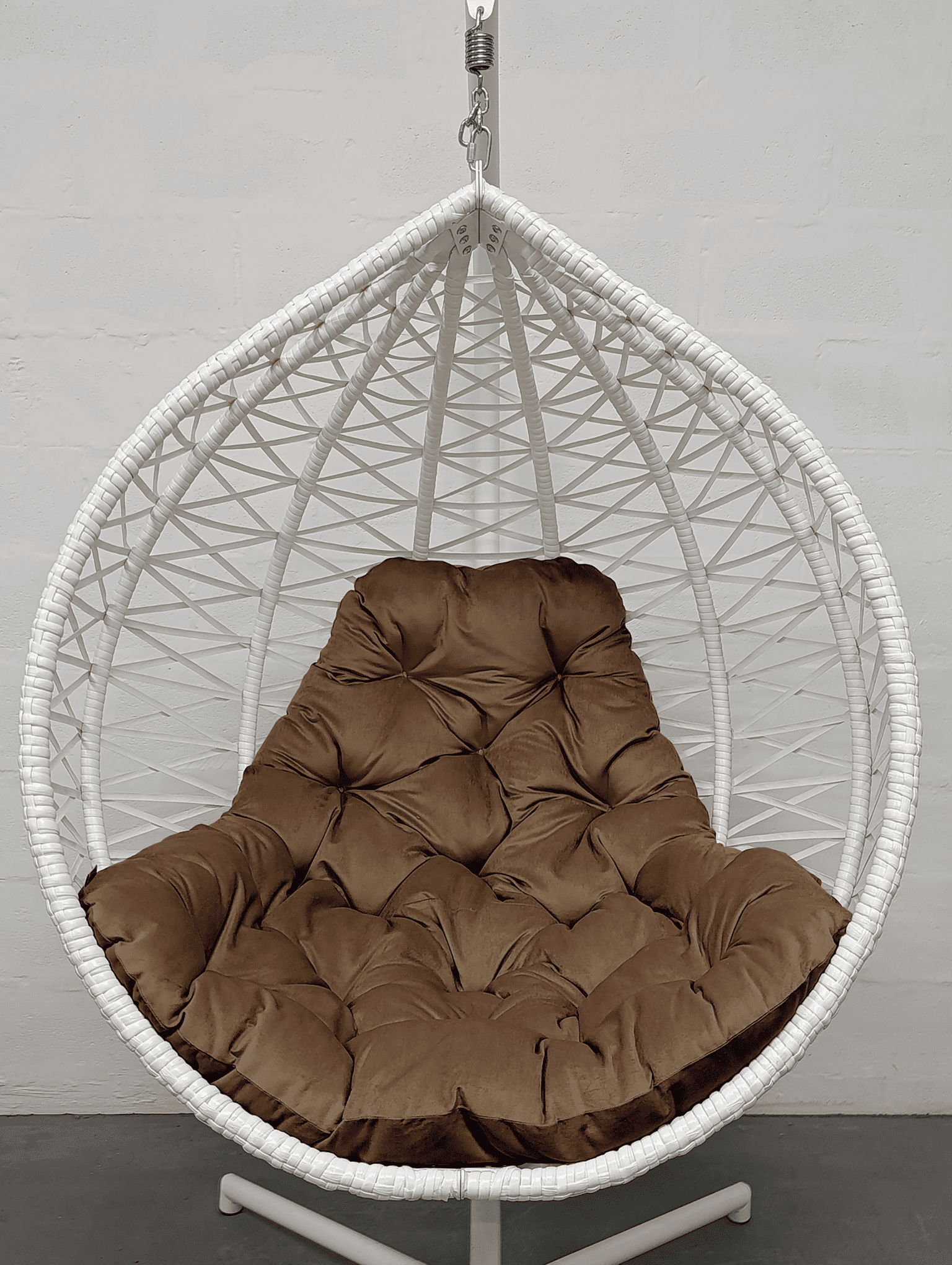 Подушка для крісла-кокона велюр 8 Попелясто-коричневий (5895) - фото 1 Подушка для крісла-кокона велюр 8 Попелясто-коричневий (5895) - фото 1