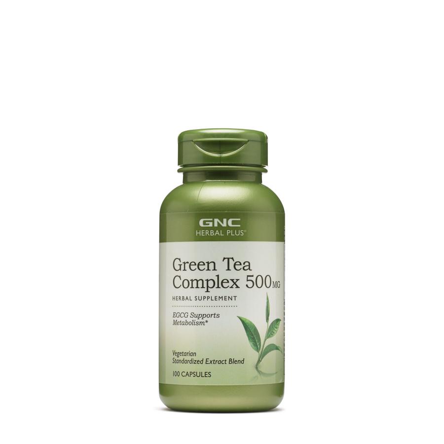 Натуральна добавка GNC Herbal Plus Green Tea Complex 500 мг 100 капс. (6757)