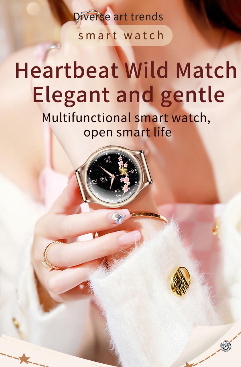 Смарт-часы женские Smart Watch MIRABELLE Android с датчиком сердечного ритма - фото 6