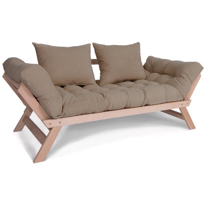 Диван-футон розкладний Woodman Allegro з масиву дерева Бук/Бежевий