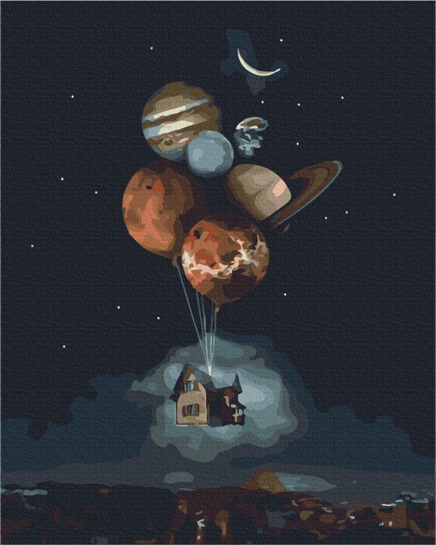 Картина по номерам Brushme BS41119 Дом в стратосфере 40x50 см (1709504064) Картина по номерам Brushme BS41119 Дом в стратосфере 40x50 см (1709504064)