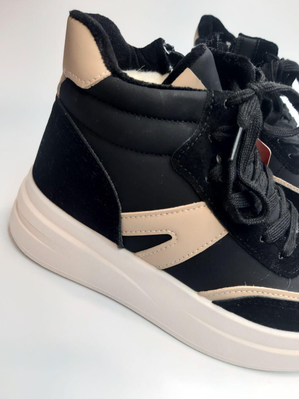 Ботинки детские зимние Bashili для девочки р. 36 22,5 см Черный (1080 P black) - фото 2