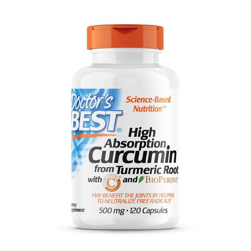 Натуральна добавка Doctor's Best Curcumin C3 Complex 500 мг 120 капс. (7060)