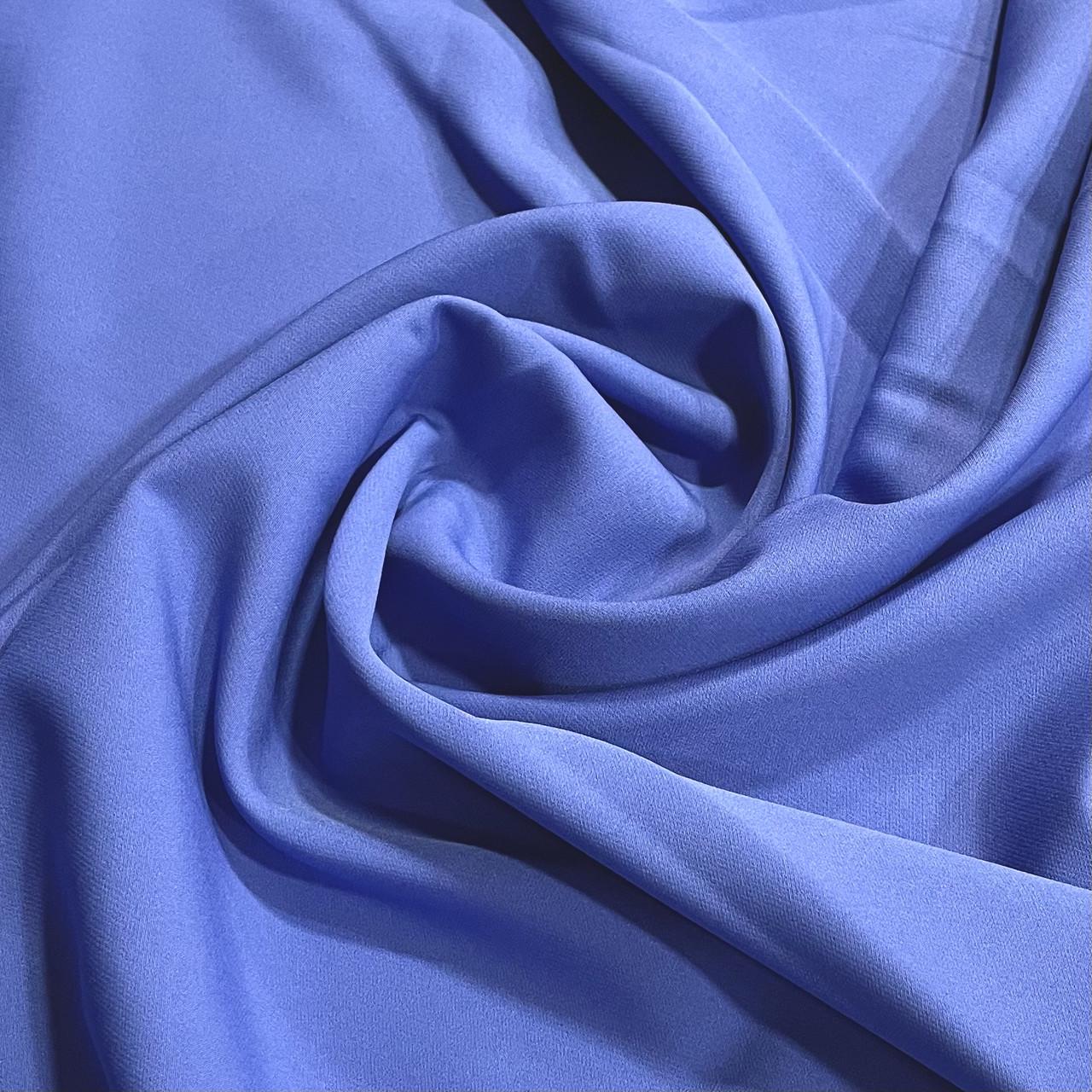 Ткань костюмная креп Барби Синий (24479022) - фото 2 Ткань костюмная креп Барби Синий (24479022) - фото 2