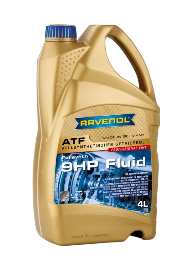 Масло для АКПП RAVENOL ATF 9 HP синтетика 4 л (1211149-004)
