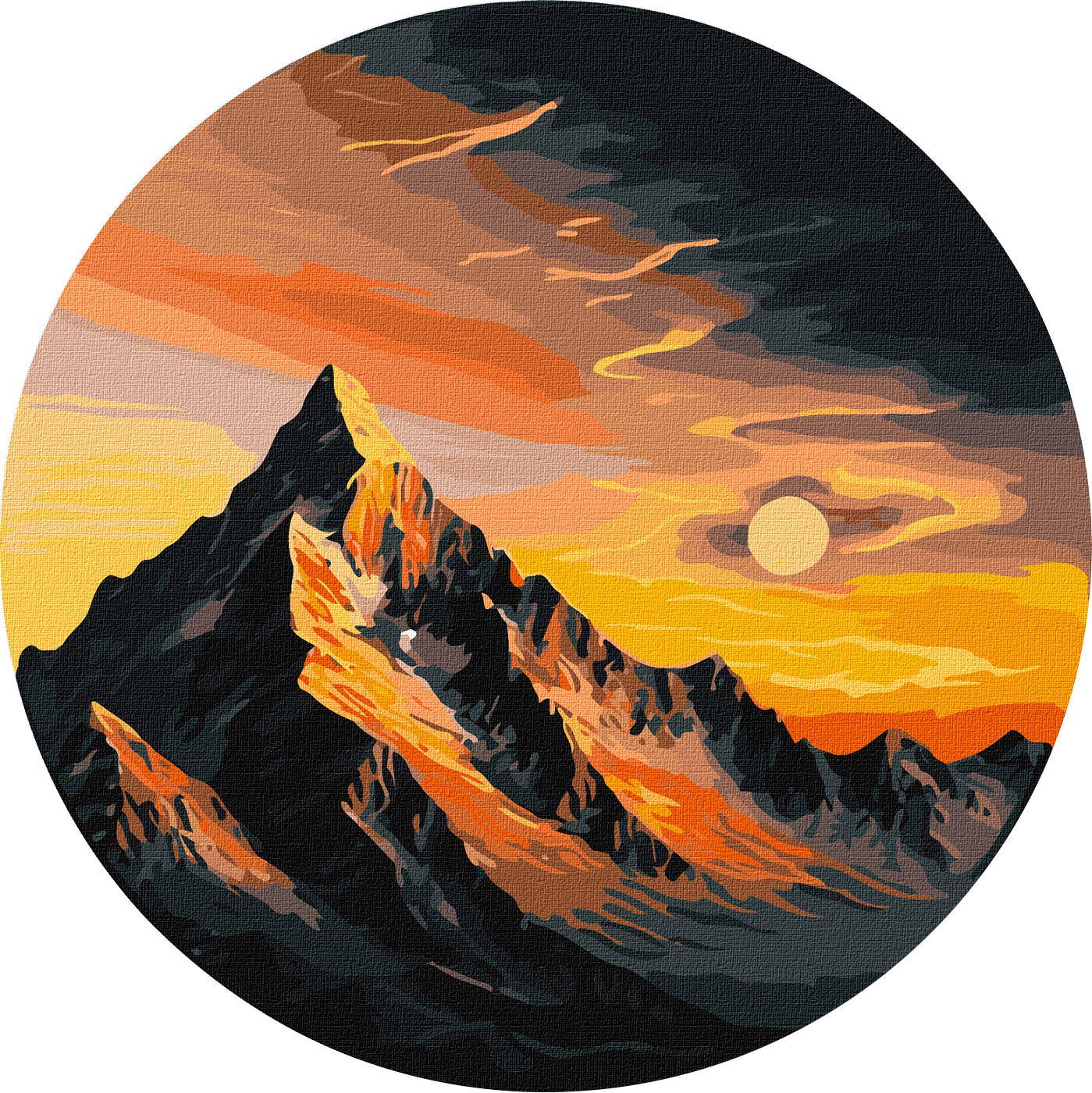 Картина по номерам Идейка Неизвестный край d 29 см (KHO-R1017)