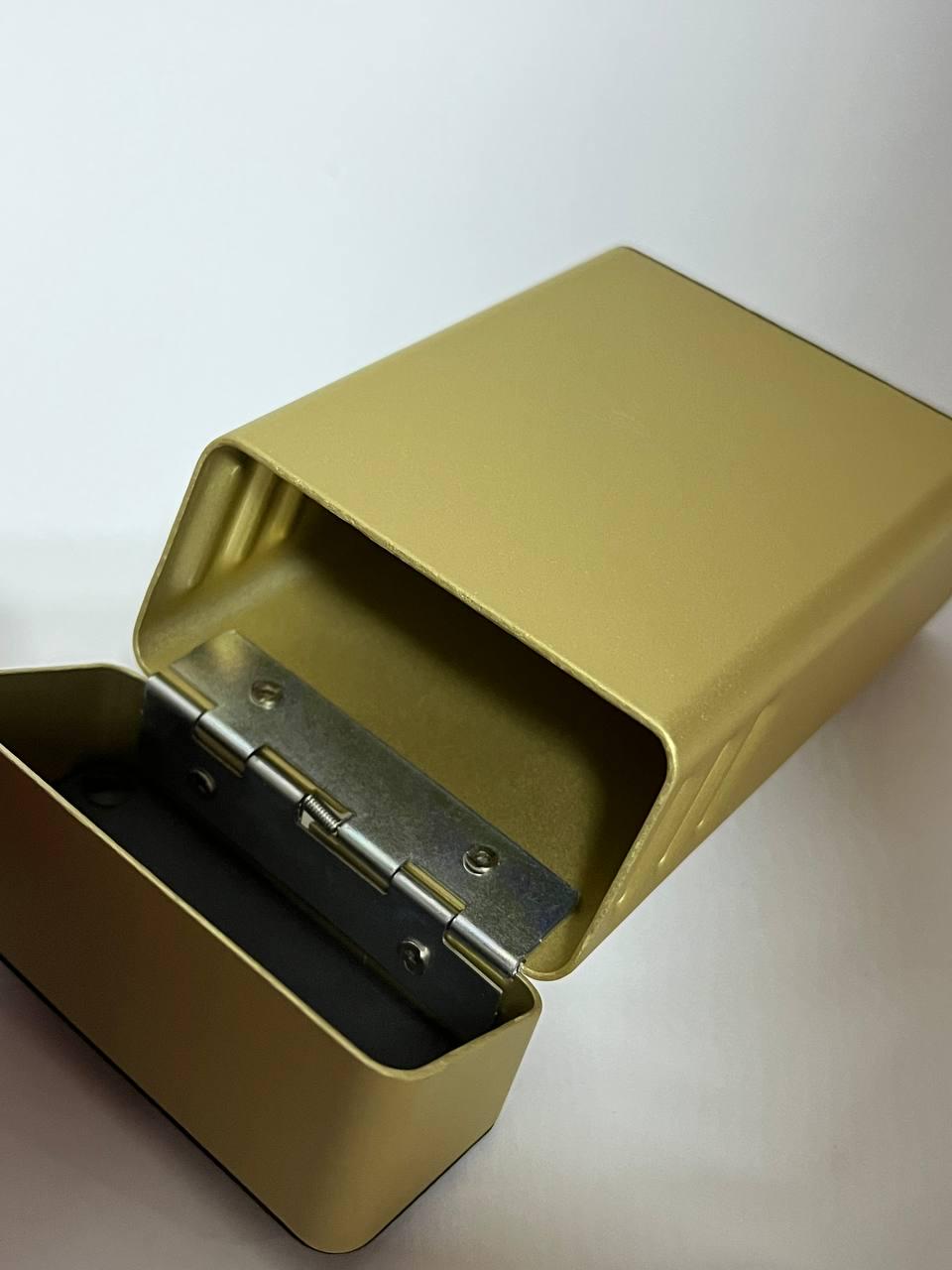 Портсигар металевий DEDO Золотий (9232827) - фото 3 Портсигар металевий DEDO Золотий (9232827) - фото 3