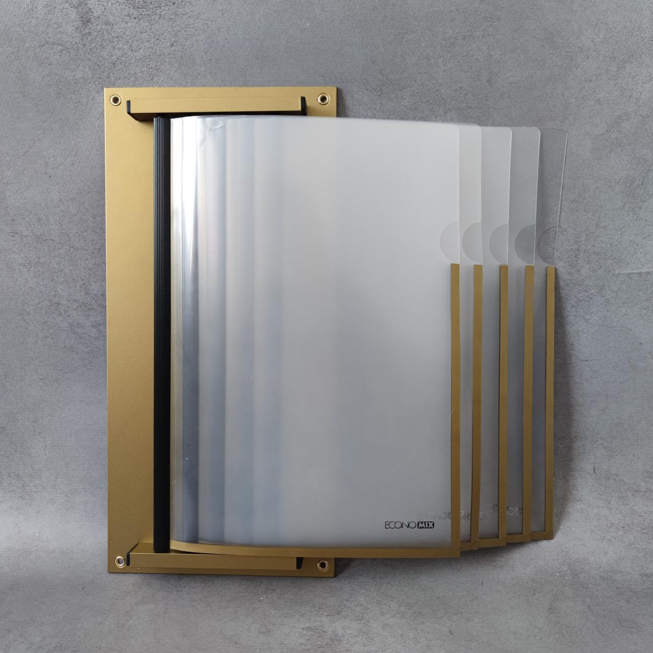 Стенд-книжки Економ на 5 кишень без заголовку Золотистий (1972383827) - фото 4 Стенд-книжки Економ на 5 кишень без заголовку Золотистий (1972383827) - фото 4