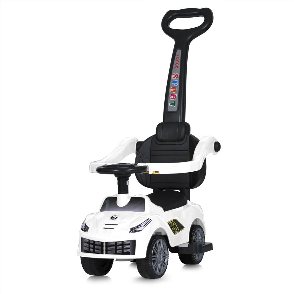Дитяча каталка-толокар Bambi Racer M 5728L 2в1 Білий (24441677)
