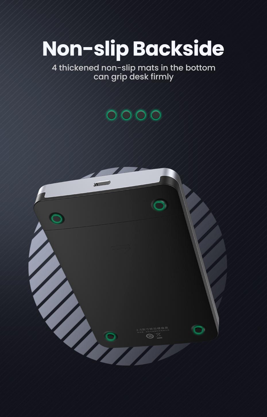 Кишеня зовнішня Ugreen 2.5 USB-C 0.5 м (70499) - фото 13 Кишеня зовнішня Ugreen 2.5 USB-C 0.5 м (70499) - фото 13