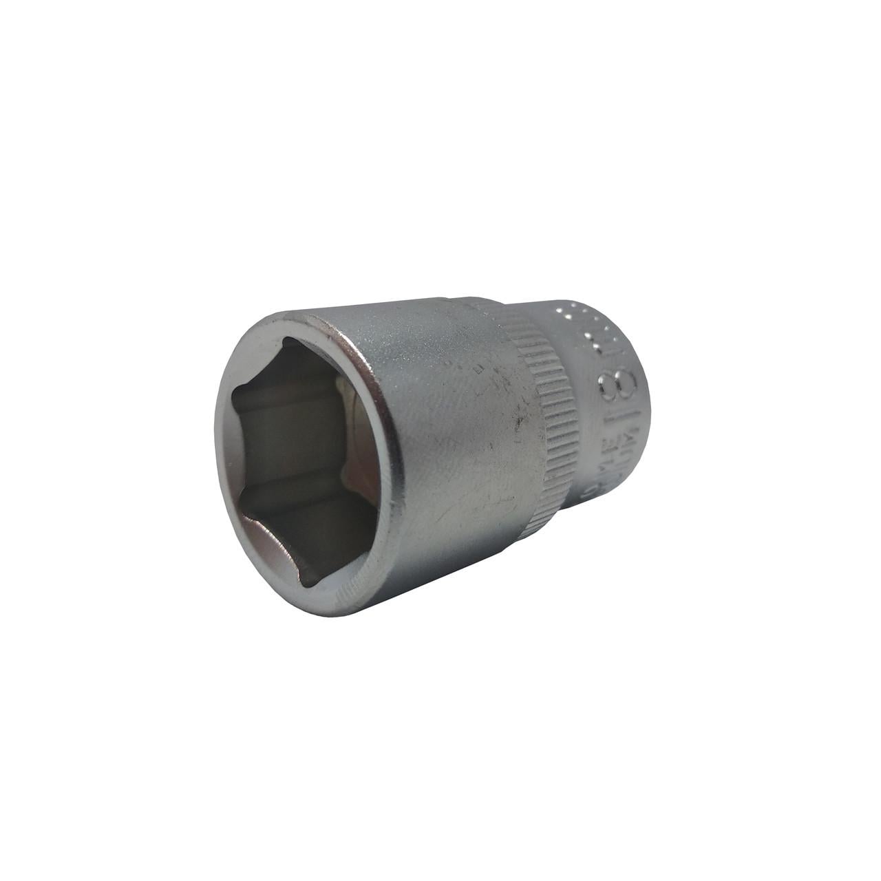 Головка шестигранная 18 мм квадрат 1/2" HORSAY Hard из хромванадиевой стали 50BV30