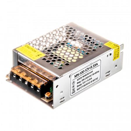 Блок живлення Led MN/8,3 A 100 Вт 12 В IP 20 (1013435) - фото 2