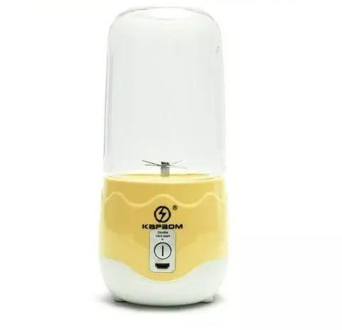 Блендер Sunroz з зарядкою від USB 1800 мАг 30 W 400 мл Жовтий (24ba55c2)