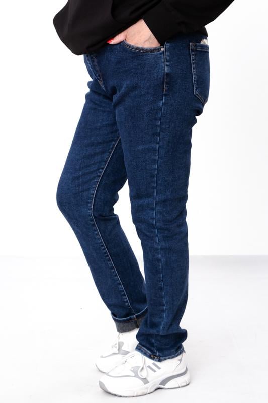 Джинси жіночі зимові Носи Своє батал на флісі класичного крою р. 31 Синій (14298) - фото 5 Джинси жіночі зимові Носи Своє батал на флісі класичного крою р. 31 Синій (14298) - фото 5