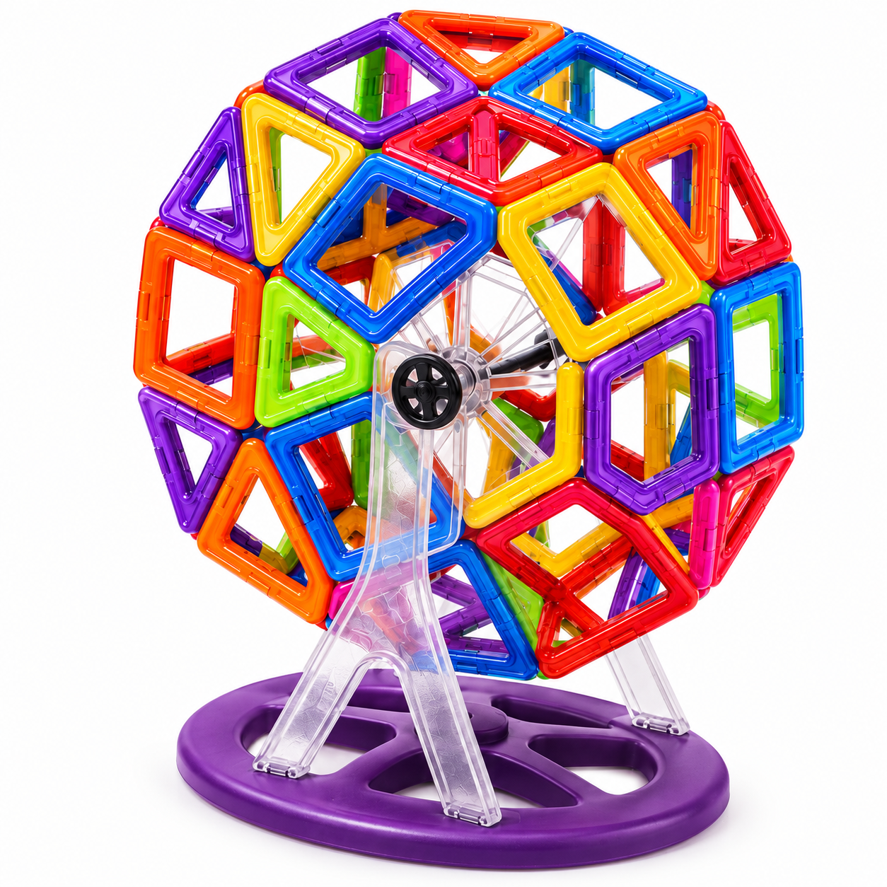 Магнитный конструктор Magic Magnet 40 деталей в чемодане Разноцветный (7116)