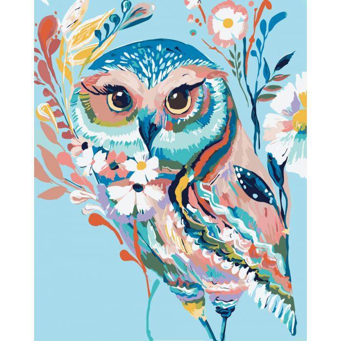 Картина по номерам Идейка Сова 2 40х50 см (KH2471)