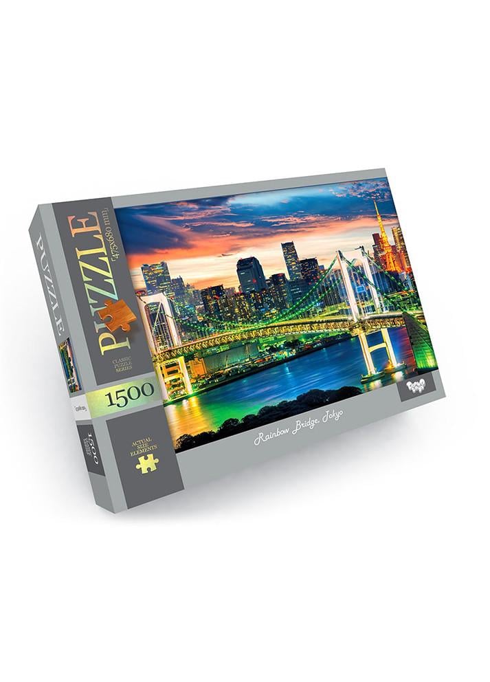 Пазлы детские Danko Toys "Rainbow Bridge Tokyo" 475х680 мм 1500 элементов (C1500-04-02) Пазлы детские Danko Toys "Rainbow Bridge Tokyo" 475х680 мм 1500 элементов (C1500-04-02)