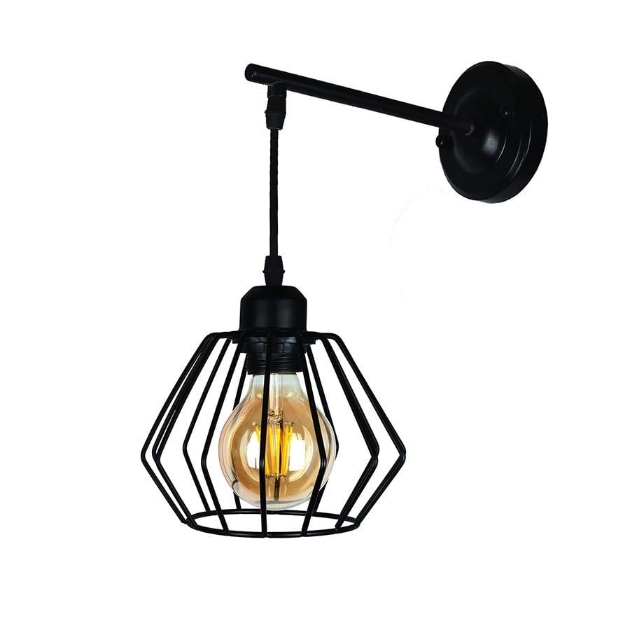 Бра в стиле лофт 756WPR108F2-1 BK Черный