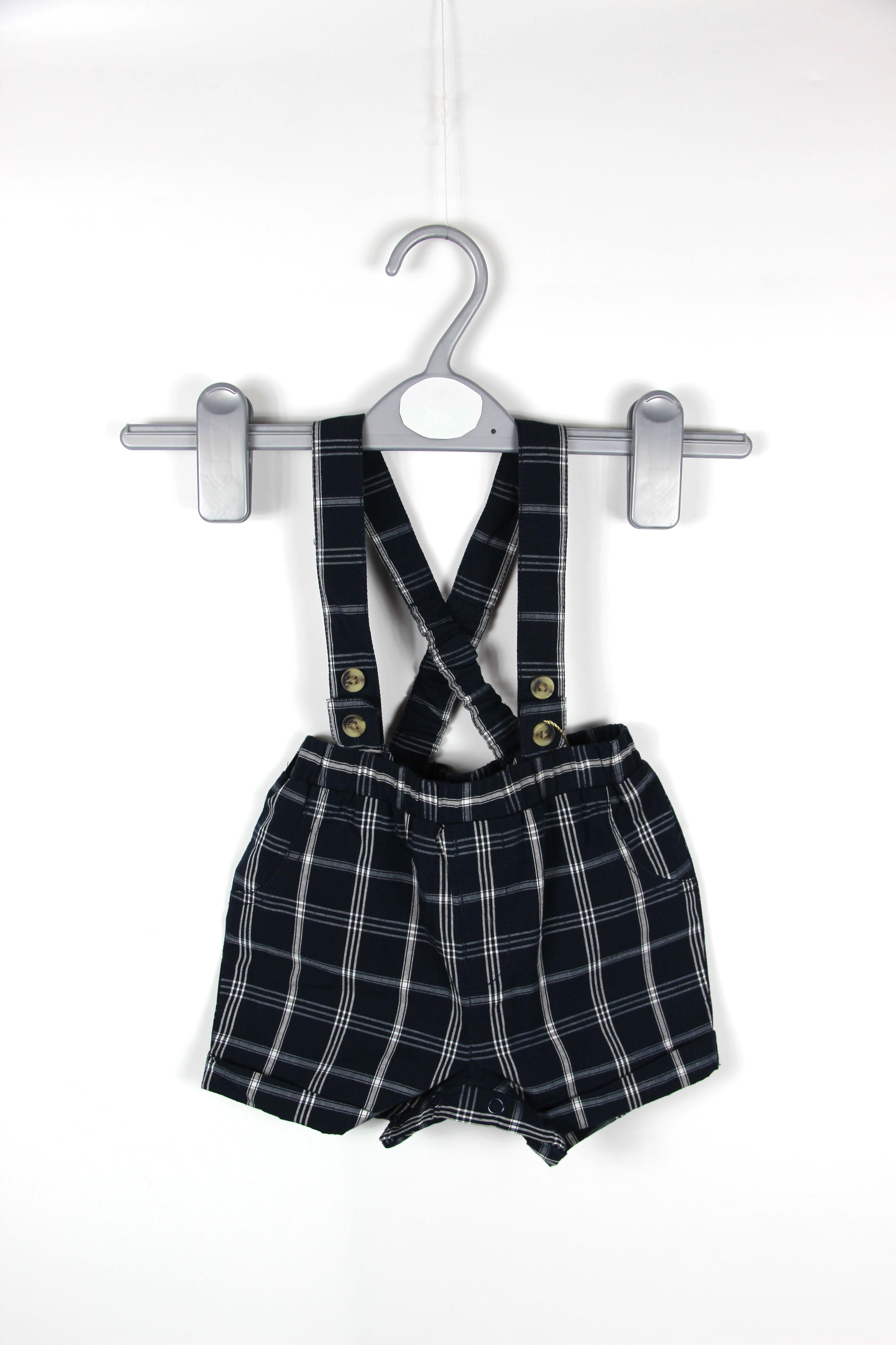 Комбінезон PRIMARK 2208403 клітинка 62 см Синій