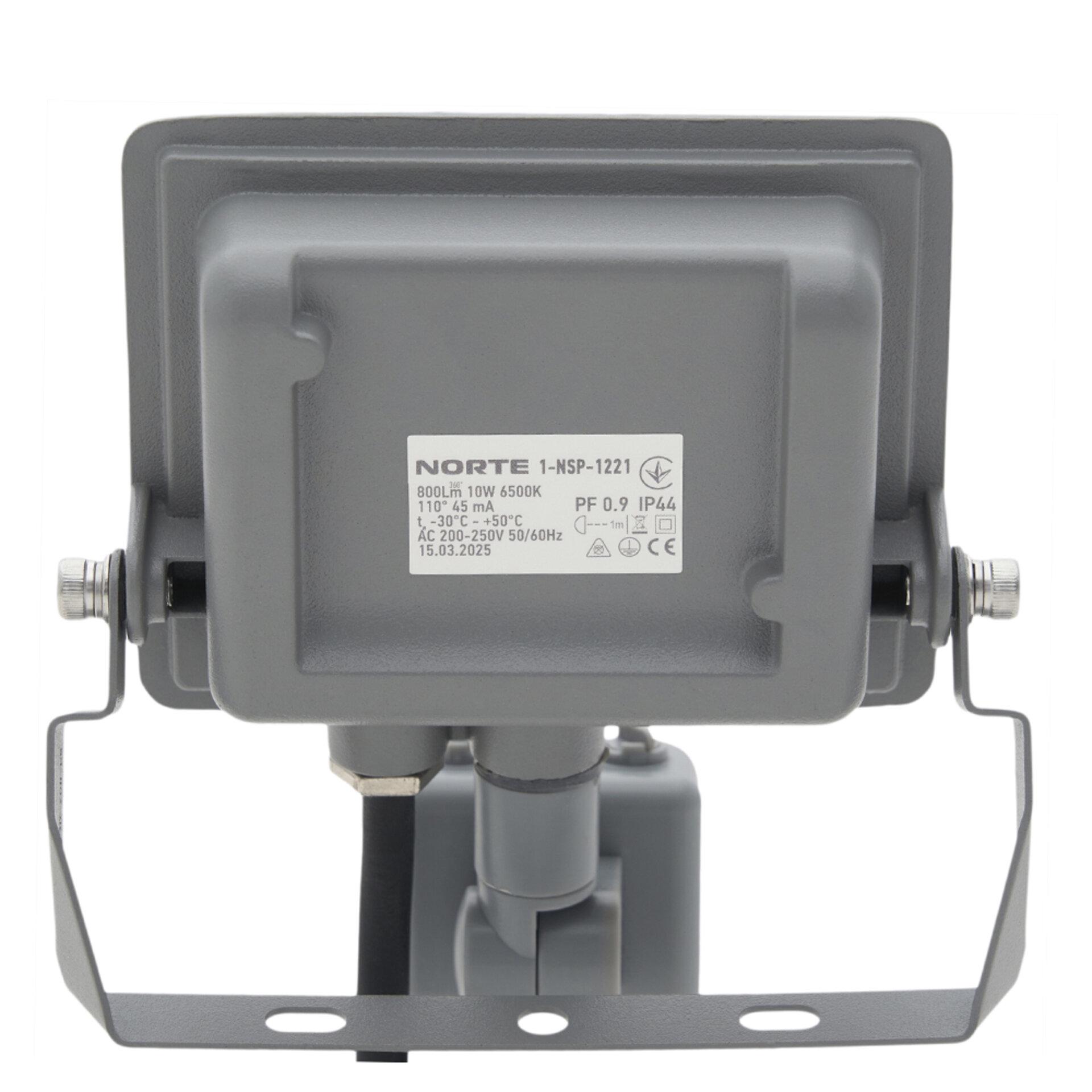 Прожектор NORTE Spotlight 1-NSP-1221 з датчиком руху 10W 6500 K - фото 6 Прожектор NORTE Spotlight 1-NSP-1221 з датчиком руху 10W 6500 K - фото 6