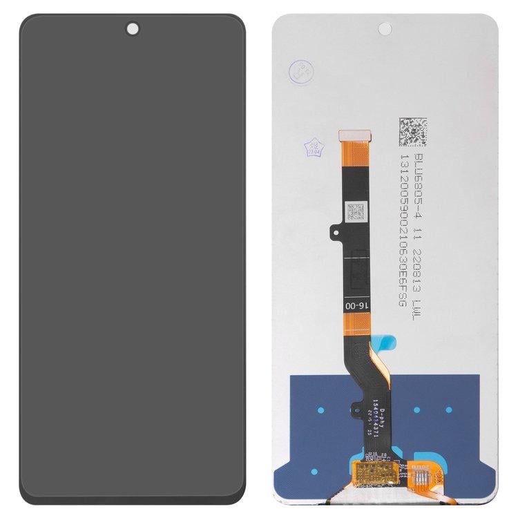 Дисплей для Tecno Camon 19 CI6n із сенсорним склом Чорний (32222000004924)
