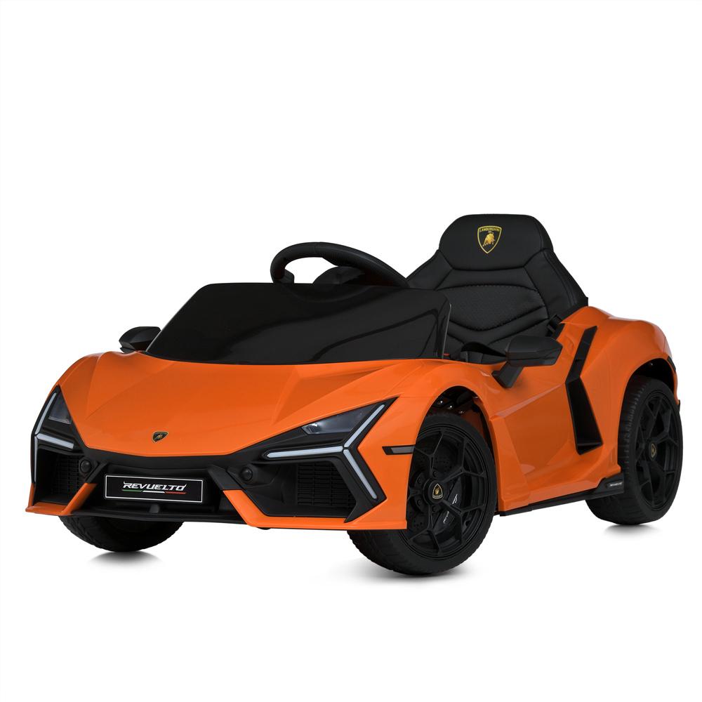 Дитячий електромобіль Bambi спорткар Lamborghini Revuelto M 6068EBLR Помаранчевий (810249768)