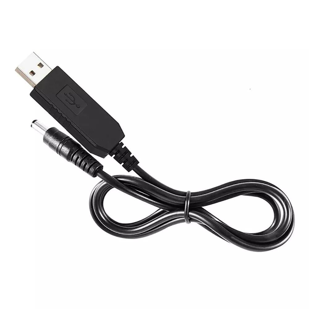 Кабель переходник USB to DC 12V 90 см Black (73cbd106)