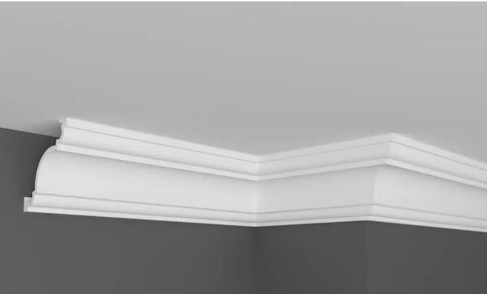 Карниз с гладким профилем Grand decor KH 911 82x82 мм 2000 мм (12369485)
