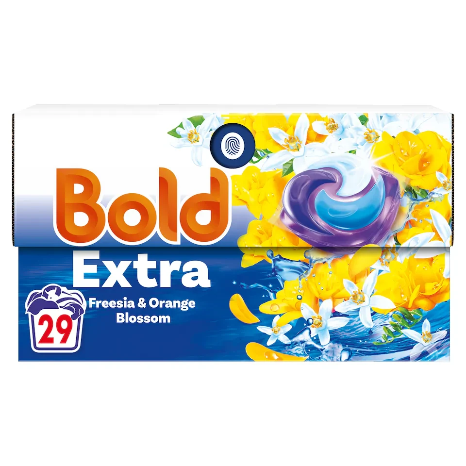 Капсулы для стирки Bold Extra Freesia & Orange Blossom 29 шт.