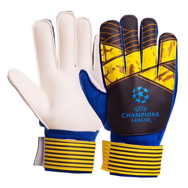 Вратарские перчатки FB-903 с защитными вставками р. 10 Сине-желтый (57429063)