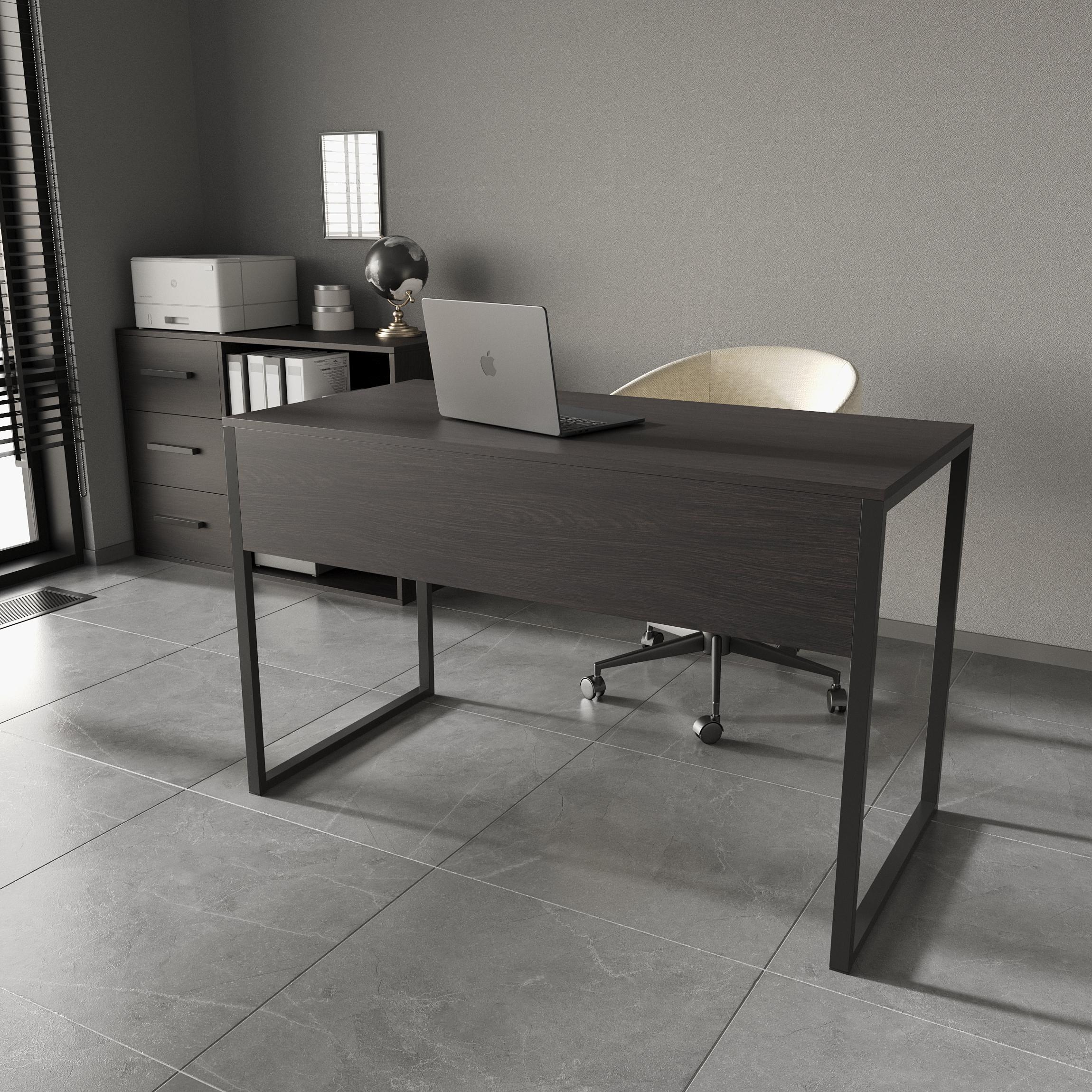 Стол письменный лофт Серия 04 1600х800х16 мм Дуб венге (23505986)