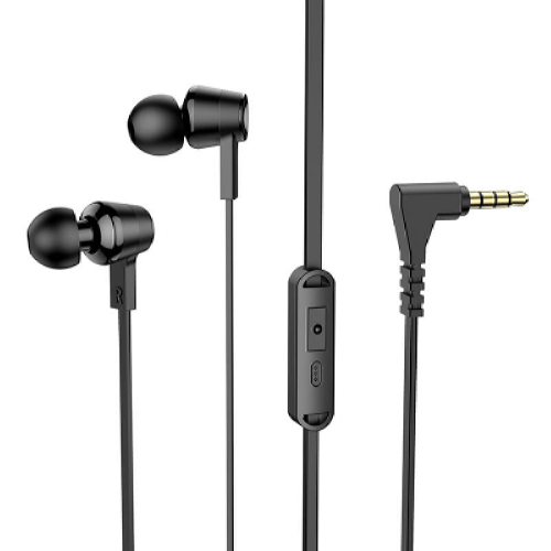 Наушники HOCO Oceanic universal earphones with mic M86 black