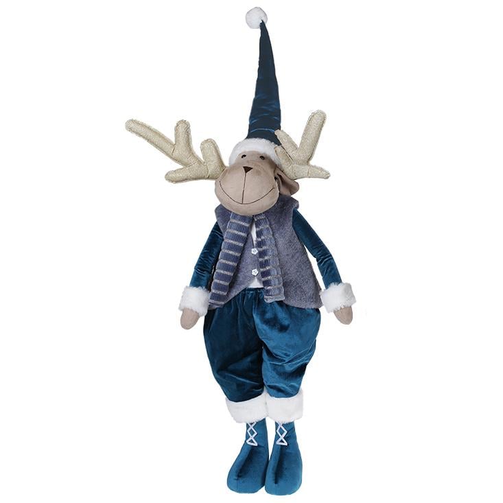 Мягкая игрушка новогодняя BonaDi Олень Мальчик (877-108)