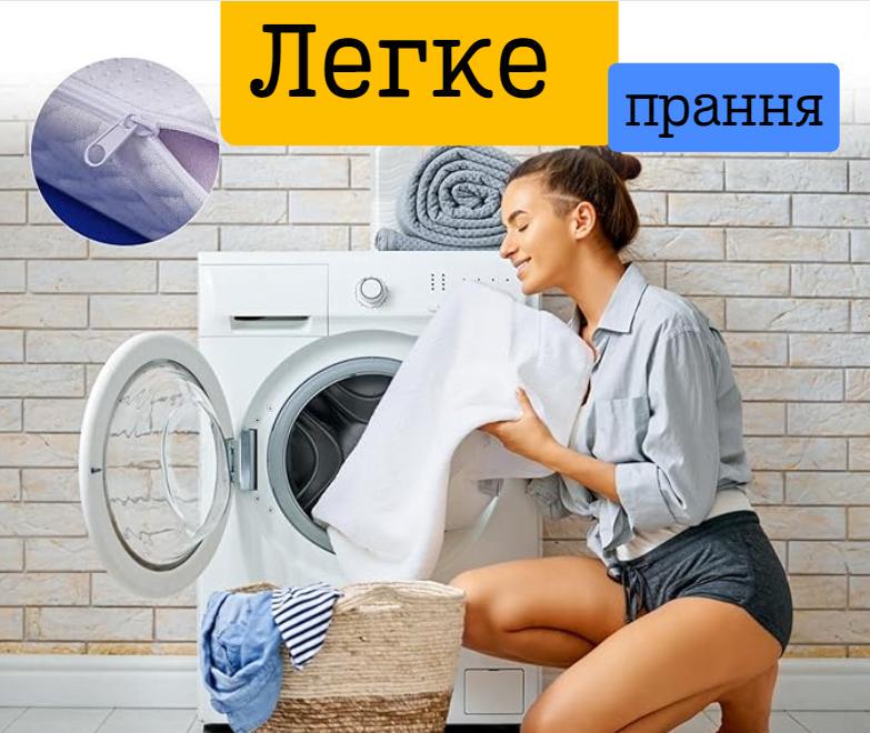 Матрац топпер на диван або ліжко ортопедичний 130x190 см з подушкою 50x70 см (32415465465) - фото 5