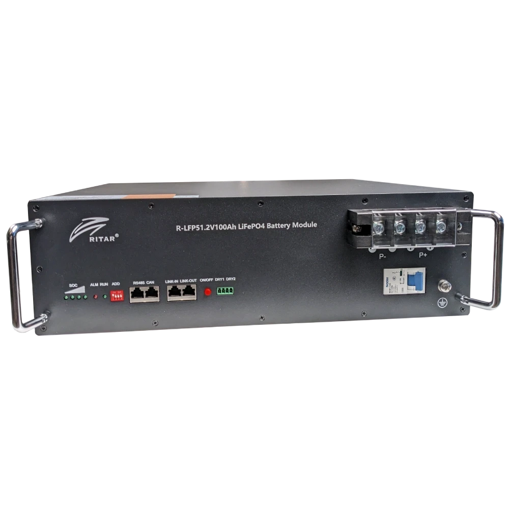 Батарея акумуляторна літієва Ritar R-LFP51.2V100AH з Bluetooth (2999649677)