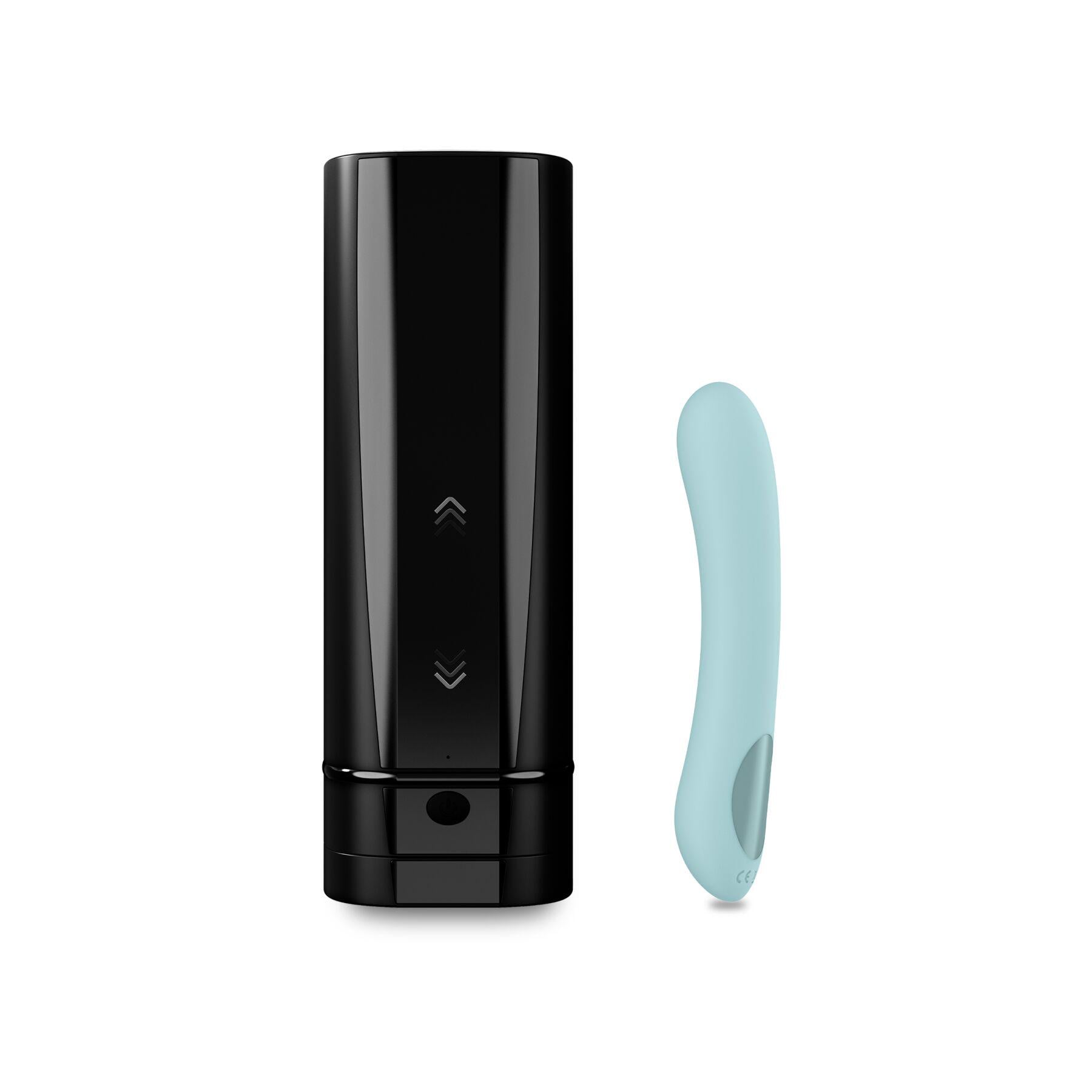 Набор интерактивный мастурбатор/стимулятор точки G Kiiroo Onyx/Pearl 2/Couple Set Turquoise (SO8400)