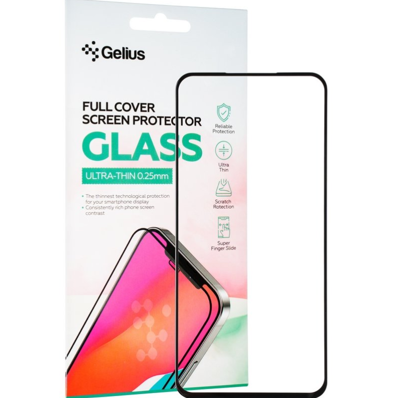 Защитное стекло Gelius Full Cover Ultra-Thin 0.25mm для Samsung A546 (A54) Black Защитное стекло Gelius Full Cover Ultra-Thin 0.25mm для Samsung A546 (A54) Black
