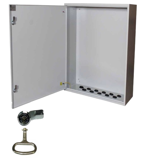 Бокс монтажный навесной Билмакс УХЛ3 BW t 1,0 IP31 без панели с металлическим замком и сальниками 500х650х220 мм (Б00051370)