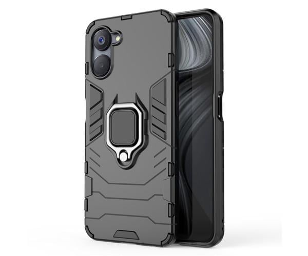 Чехол накладка Ricco Black Panther Armor для Realme 10 4G Черный Чехол накладка Ricco Black Panther Armor для Realme 10 4G Черный