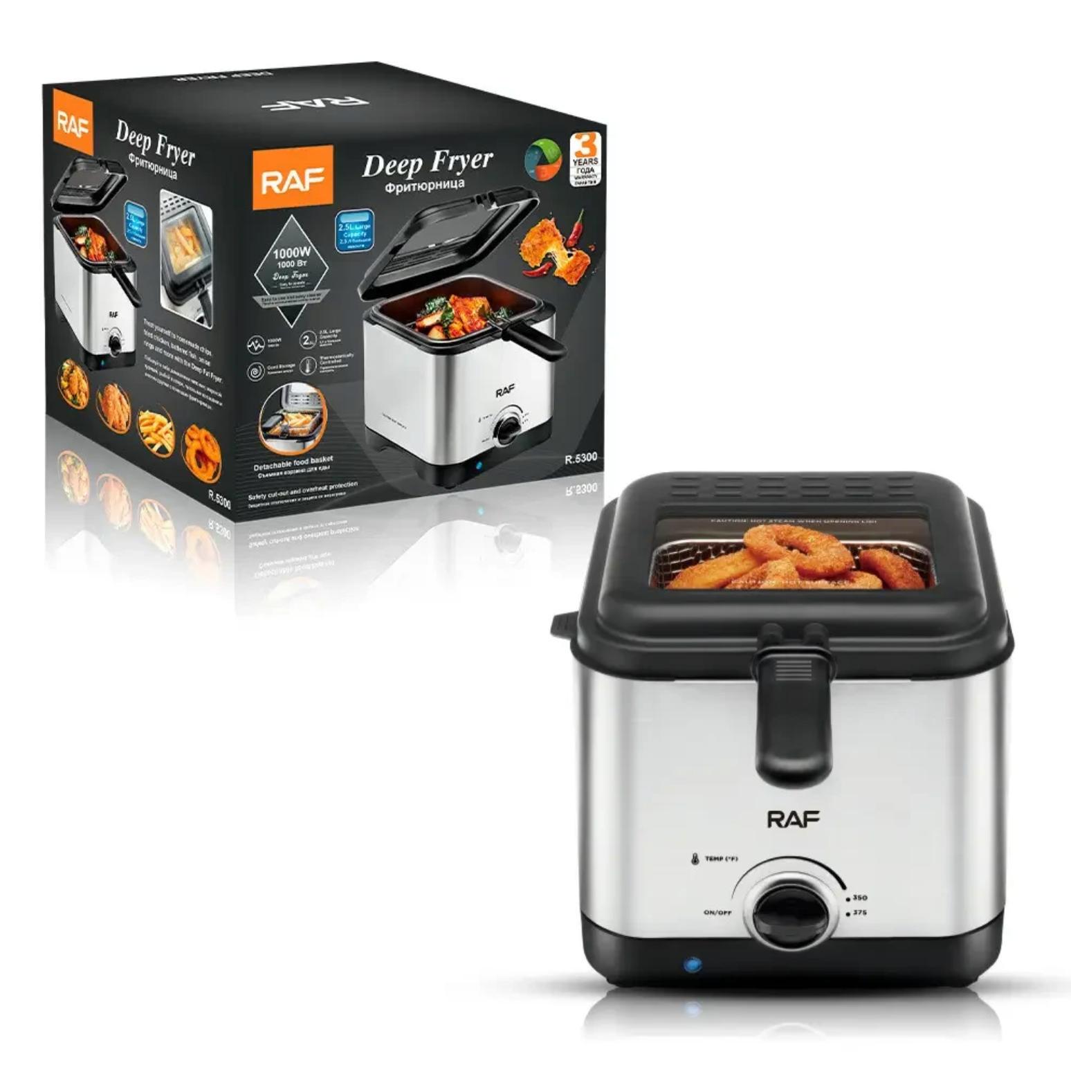 Фритюрниця Deep Fryer RAF R.5300 1000 Вт 2,5 л (21778930) - фото 7