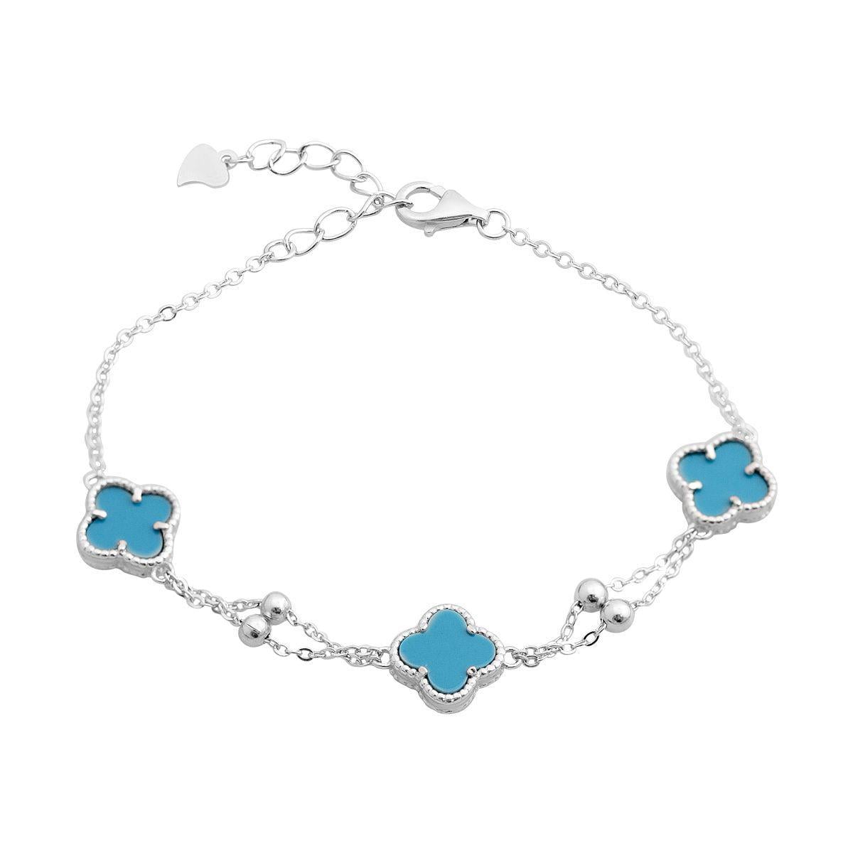 Браслет срібний з бірюзою 3,4 г (60001916)