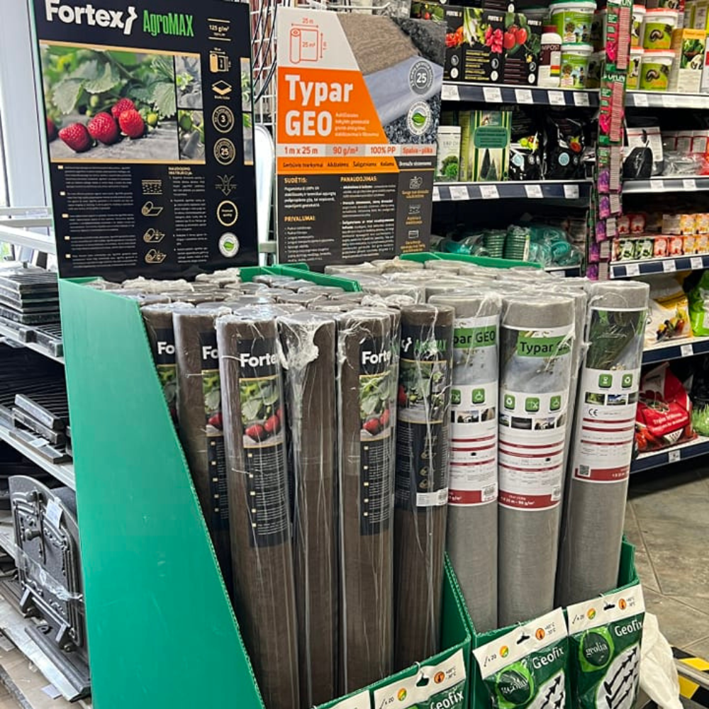 Геотекстиль для боротьби Fortex AgroMAX з бур'янами 1х10 м 10 м2 125 г/м2 (391031) - фото 8