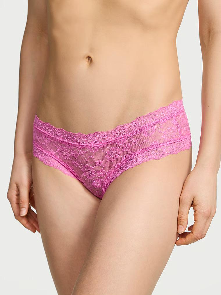 Трусики кружевные Victoria's Secret The Lacie Posey Lace Cheeky Panty S Розовый (27029439) Трусики кружевные Victoria's Secret The Lacie Posey Lace Cheeky Panty S Розовый (27029439)